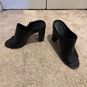 Vince Women's Black High-Heel Mules
